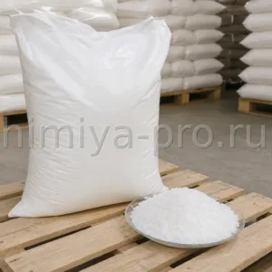 Белый порошок неокисленного полиэтиленового воска PE N100 в мешке 25 кг на складе смазок для экструзии жёсткого ПВХ