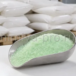 Светло-зелёный кристаллический порошок никеля хлористого 6-водного NiCl2·6H2O в мешках 25 кг, CAS 7791-20-0