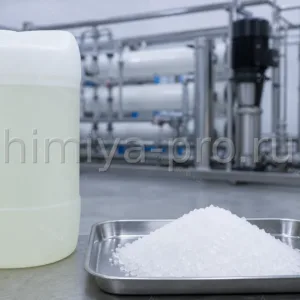 Жидкость и кристаллы ОЭДФК HEDP в промышленной таре для комплексонов и ингибиторов коррозии