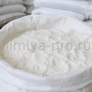 Белый порошок олеата калия в мешке как мягкий эмульгатор для косметики и моющих средств