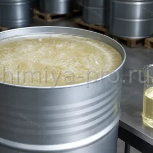 Техническая олеиновая кислота марки Б-115 CAS 112-80-1 в металлической бочке 180 кг для промышленного применения