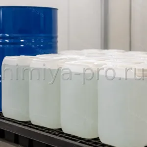 Формалин технический 37% по ГОСТ 1625 в ряду HDPE канистр и стальной бочке на химическом паллете