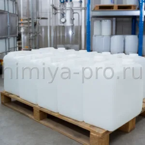 Фосфорная кислота H3PO4 CAS 7664-38-2 UN 1805 в полиэтиленовых канистрах на складе химреагентов, бесцветная жидкость