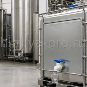 Сорбитовый сироп E420(ii) 70% food grade в нержавеющем IBC на складе пищевого завода, густой сироп