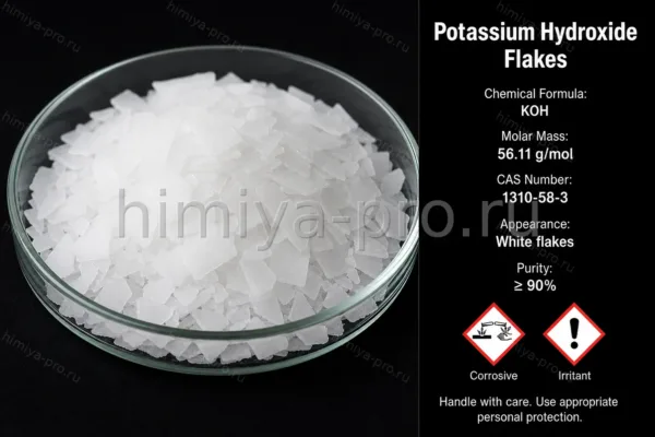 Гидроксид калия, CAS 1310-58-3