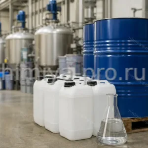 Изобутилацетат — бесцветный органический растворитель в канистрах и стальных бочках на складе ЛКМ