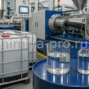 Прозрачный жидкий диоктилтерефталат ДОТФ в металлических бочках и IBC для кабельных пластикатов ПВХ