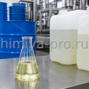 Светло-жёлтый водный раствор полиаминопропил бигуанида 20% в полимерных канистрах и бочках для дезинфекции