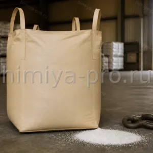 Мягкий контейнер 1250 кг с гранулами аммиачной селитры 34,5% NH4NO3 на сухом складском полу