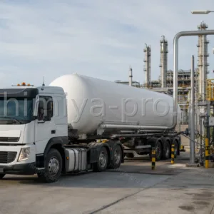 Широкая фракция лёгких углеводородов: автомобильная цистерна СУГ на газофракционирующей установке