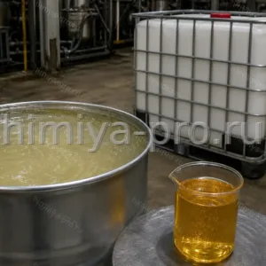 Светло-жёлтая полиэфирная смола Дюрофтал в бочке и кубе IBC на складе покрытий для металла