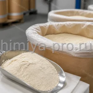 Бежевый порошок полидекстрозы E1200 в мешках: растворимое пищевое волокно-наполнитель для диетических конфет и йогуртов