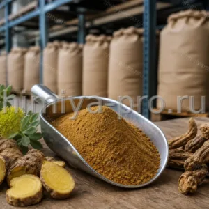 Коричневый порошок экстракта родиолы розовой у корневищ золотого корня: адаптоген для БАД и спортпита