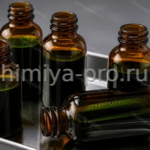 Прозрачный зелёный раствор хлорофиллина 1 процент в тёмных стеклянных флаконах 20–100 мл для аптечных составов