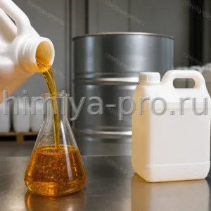 Вязкое янтарное масло альфа-токоферола ацетата 98% в канистрах HDPE и бочке на химическом складе
