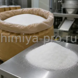 Белый кристаллический порошок маннитола USP Ph.Eur. в крафт-мешках, наполнитель таблеток и лиофилизатов