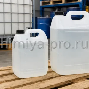 Бесцветная серная кислота 25% AR в канистрах 2,5 л и 5 л из кислотостойкого HDPE на складском поддоне