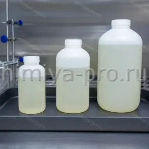 Водный раствор тетрабутиламмония гидроксида 20% в полимерных бутылях, коррозионное основание для фазового переноса.