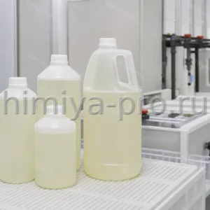 Концентрированный водный тетрабутиламмония гидроксид 40% в HDPE-таре на участке мокрой обработки микроэлектроники.