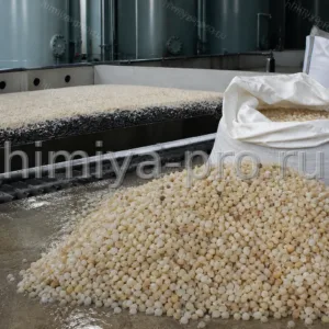 Кварцевый гравий для водоподготовки у фильтровальных колонн станции очистки воды