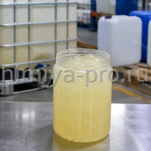Вязкая гелеобразная жидкость лаурилэтоксисульфата натрия 70% в IBC и канистрах на складе ПАВ