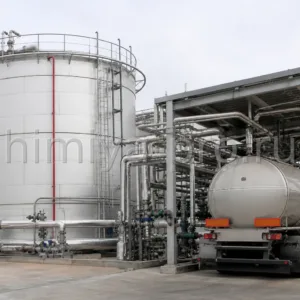 Подогреваемая ёмкость и налив цистерны жидкого малеинового ангидрида в расплаве для синтеза смол
