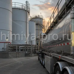 Автоцистерна и резервуары бензина газового стабильного некондиции на газофракционирующей установке