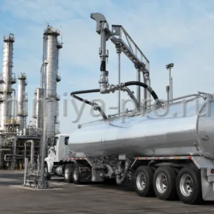 Налив цистерны бензина газового стабильного марки БЛ у колонн газофракционирования для пиролиза