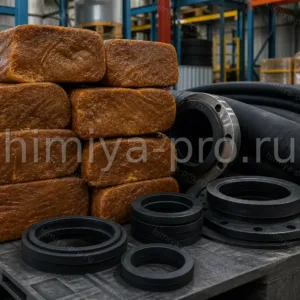 Плотные брикеты каучука БНКС-40АМН группы 2 и толстостенные рукава высокого давления на складе РТИ