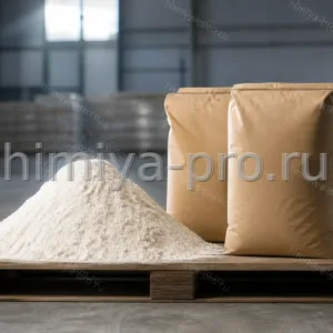 Белый порошок линейного СБС ДСТ Л 30-01 в промышленных мешках для кровельных мастик и клеев