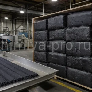Плотные брикеты каучука СКН 2675 NT высокой вязкости Mooney для экструзии профилей, топливных шлангов и уплотнений