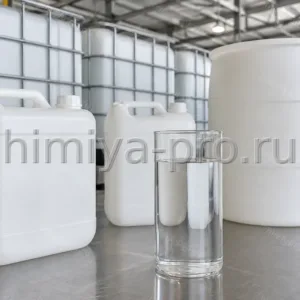 Сиропообразная термическая ортофосфорная кислота марки А в кислотостойких канистрах и бочке на складе