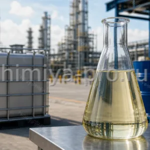 Светло-жёлтый нефтяной пироконденсат высшего сорта в бочках и еврокубе на нефтехимии, фракция С9 для смол и сольвентов