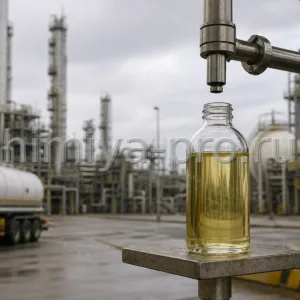 Гидростабилизированная фракция С9 нефтяного пироконденсата: светлая жидкость и автоналив цистерны на нефтехимическом заводе