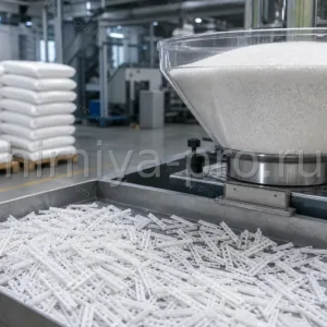 Гранулы полипропилена SIBEX PP R481 IM/5 у литьевой ячейки для тонкостенных деталей с длинным потоком расплава