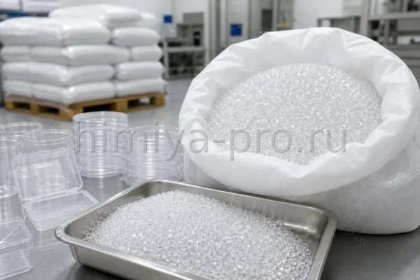 Полистирол общего назначения, марка 525, CAS 9003-53-6