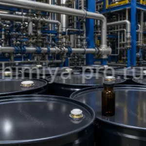 Изоцианатный компонент Б Сибуфом АИ/1000 в герметичных стальных бочках: тёмная жидкость для промышленных линий заливки ППУ