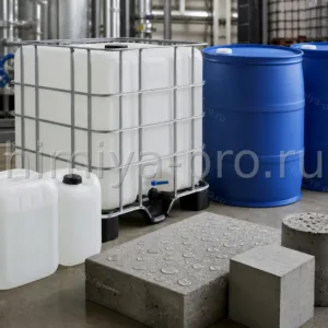 Техническое силиконовое масло ПДМС в канистрах, бочках и IBC для пеногашения, гидрофобизации и промышленной смазки