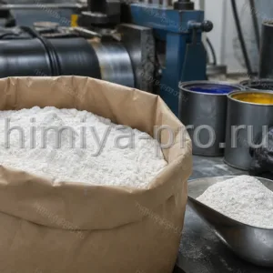 Белый гидрофобный модифицированный кремнезём в мешке — наполнитель для лакокрасочных и резиновых композиций.