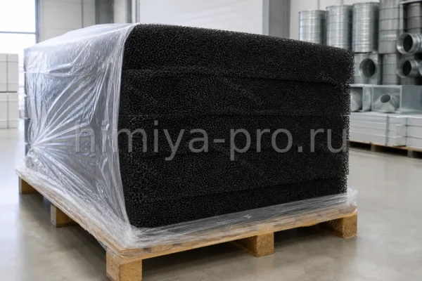 Ретикулированный ППУ мат 70×1000×2000 мм